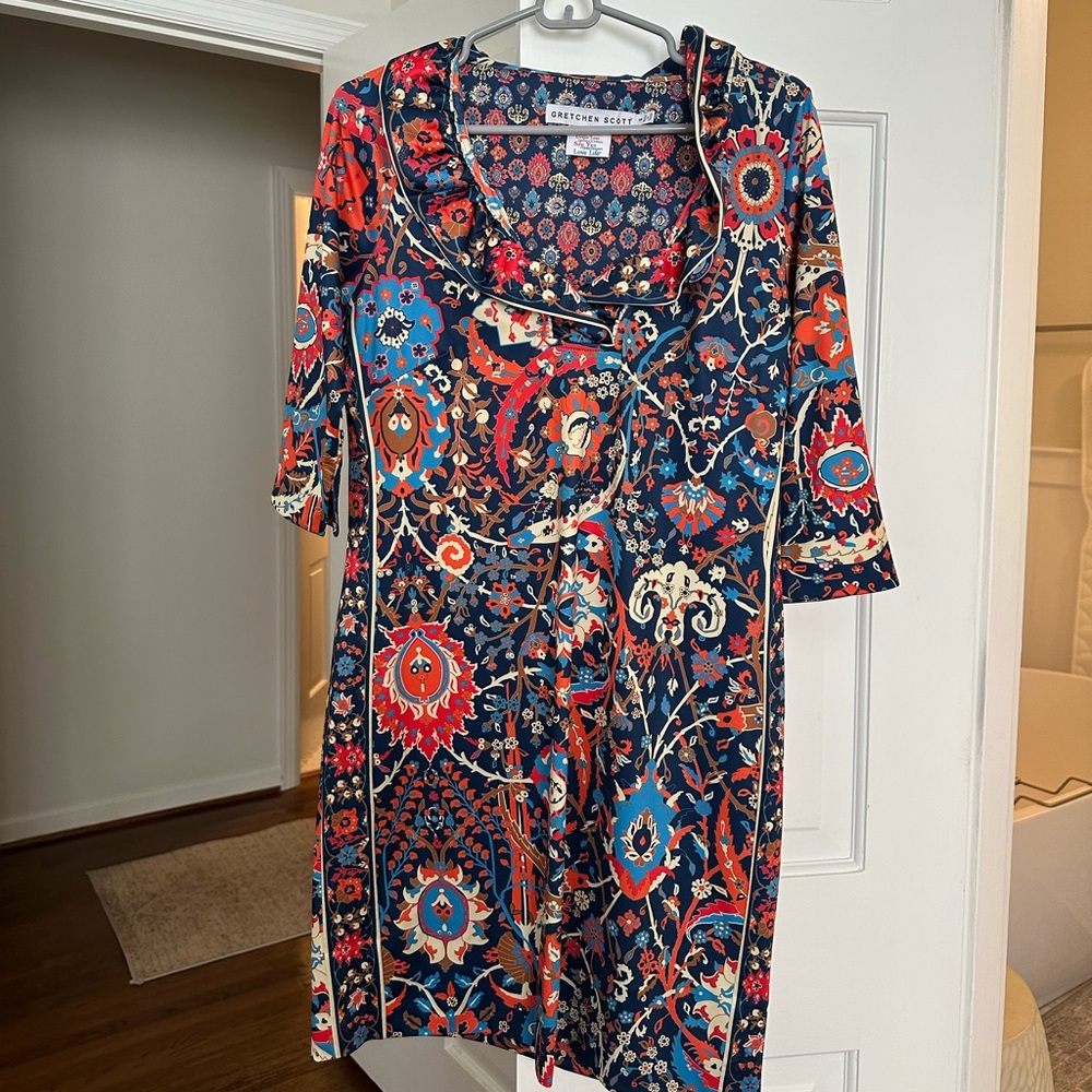 Designer, jersey-knit dress